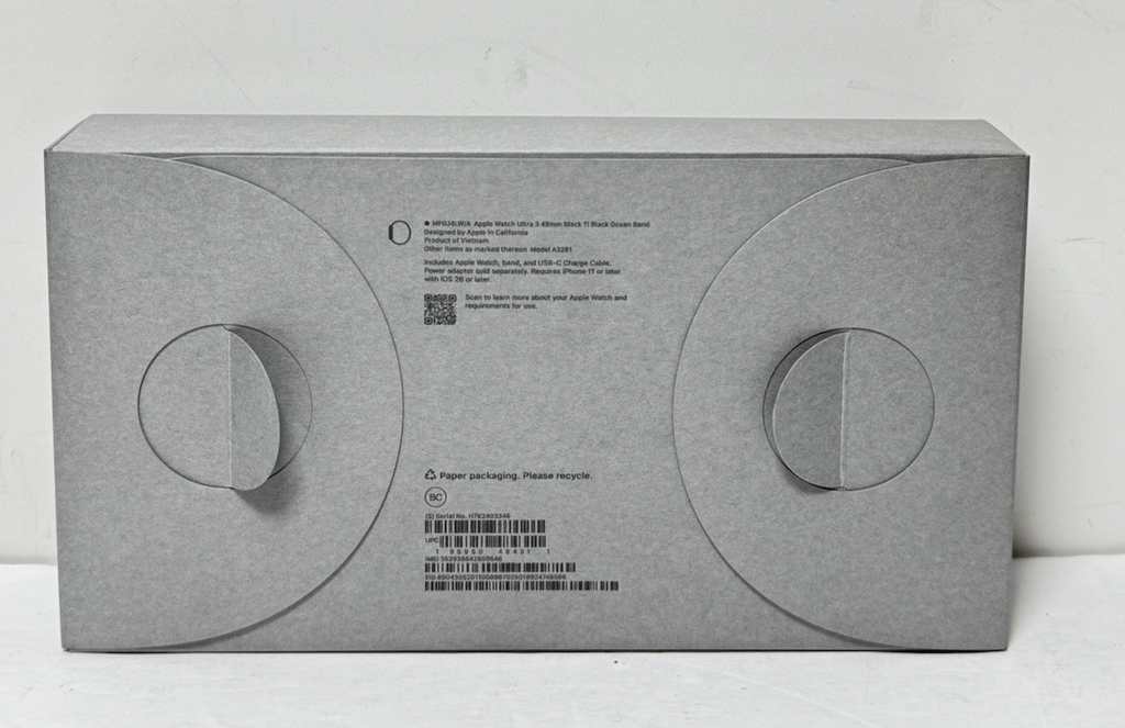 Apple Watch Ultra 3 GPS Cell 49mm Titanium Case Black Ocean -New Sealed #2