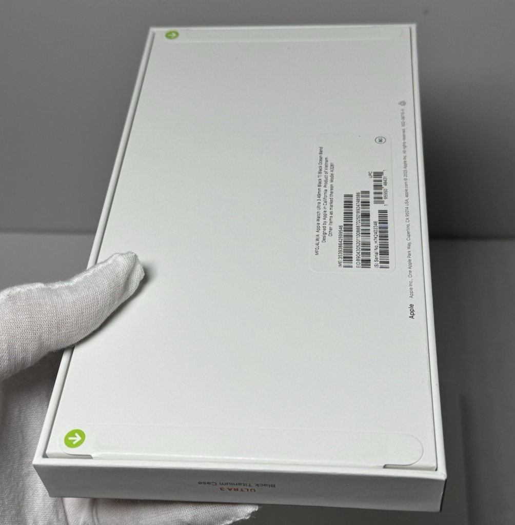 Apple Watch Ultra 3 GPS Cell 49mm Titanium Case Black Ocean -New Sealed #6