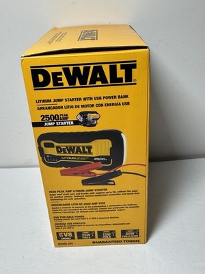 Dewalt DXAELJ25C Jump Starter W/USB Power Bank Automotive 2500 Peak Amp #3