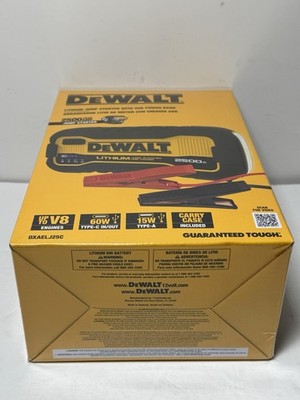 Dewalt DXAELJ25C Jump Starter W/USB Power Bank Automotive 2500 Peak Amp #4