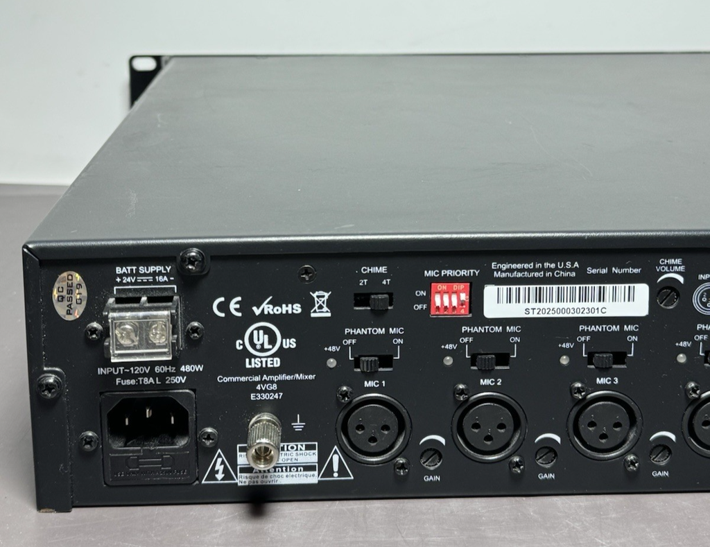 Episode ECA-70MIXAMP-1-240 Commercial Power Amplifier #6
