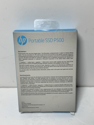 HP P500 1TB Black Portable External Solid State Hard Drive SSD - Brand New #1