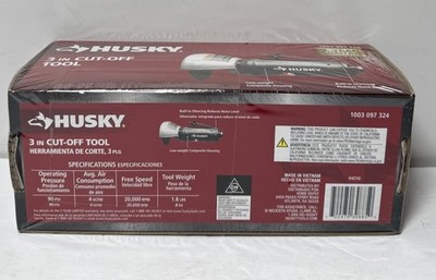Husky H4210 3" Cut-Off Tool 1003 097 324 Pneumatic 20000 RPM-New Sealed #3