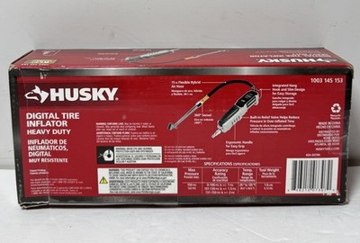 Husky Heavy Duty Digital Tire Inflator 1003145153-New Sealed #1