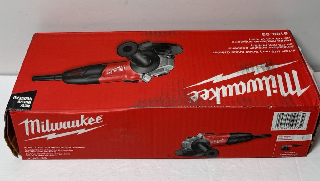 Milwaukee 6130-33 120V AC 7 Amp 4-1/2" Small Angle Grinder with Spanner Wrench #2