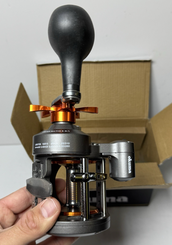 Okuma Cold Water CW-303D Linecounter Trolling Fishing Reel- Open Box #7