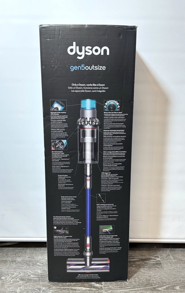 Dyson Gen5outsize Cordless Vacuum with 8 accessories -Nickel/Blue-New Sealed #2