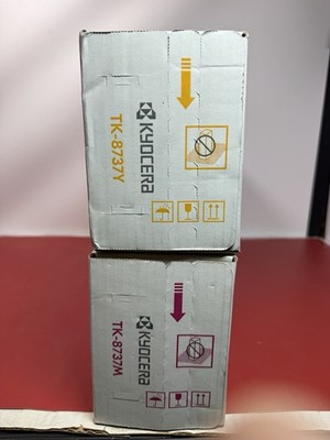 KYOCERA TONER TK-8737M  TK-8737Y  LOT OF 2 Factory Sealed Brand New #2