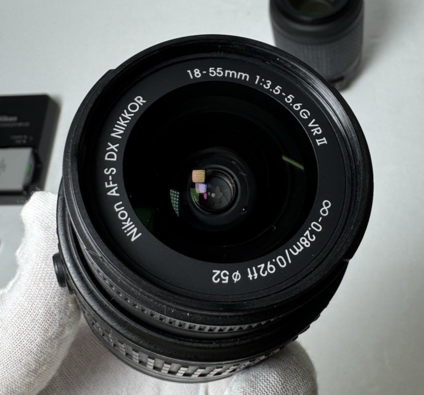 Nikon D3300 24.2MP DSLR Camera Kit w/ 18-55mm VR & 55-200mm Lens #7