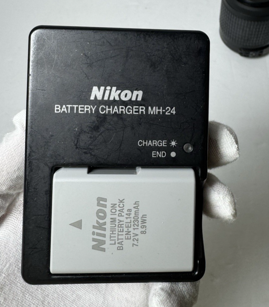 Nikon D3300 24.2MP DSLR Camera Kit w/ 18-55mm VR & 55-200mm Lens #9