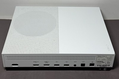 Xbox One S 1TB Console 1681 White w/controller, power cable, HDMI - Tested #4