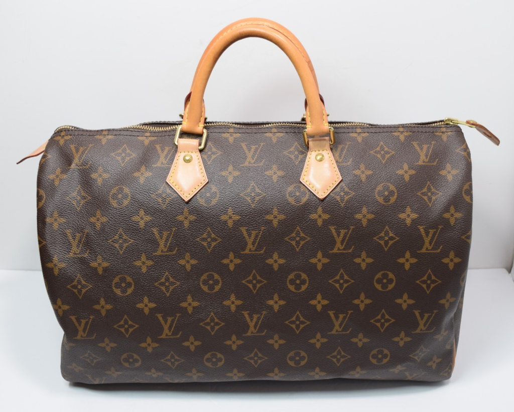 Louis Vuitton Speedy 40 Monogram Canvas Handbag SD2169 #1