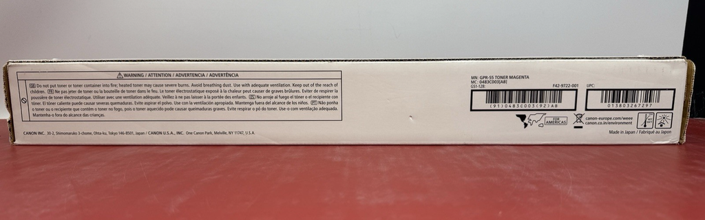 Canon 0483C003AA GPR-55 Magenta Toner Cartridge #1