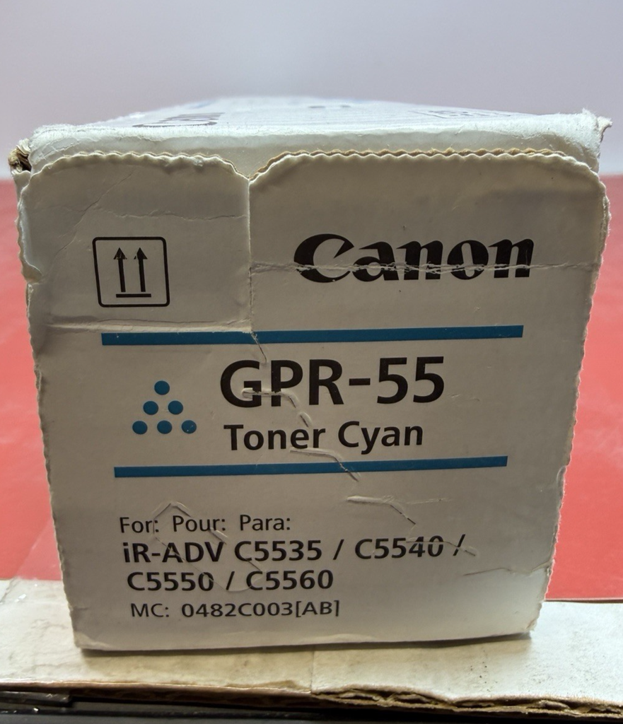 Genuine Canon GPR-55 (0482C003AA) Cyan Toner Cartridge - NEW SEALED #2
