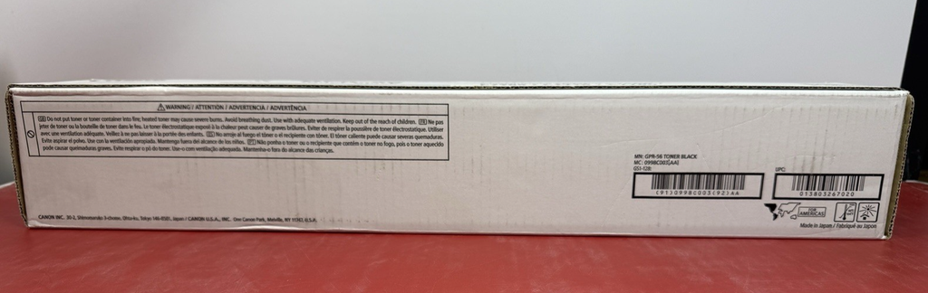 Genuine Canon GPR-56 Black Toner, Brand New Factory Sealed - FREE SHIP! #1