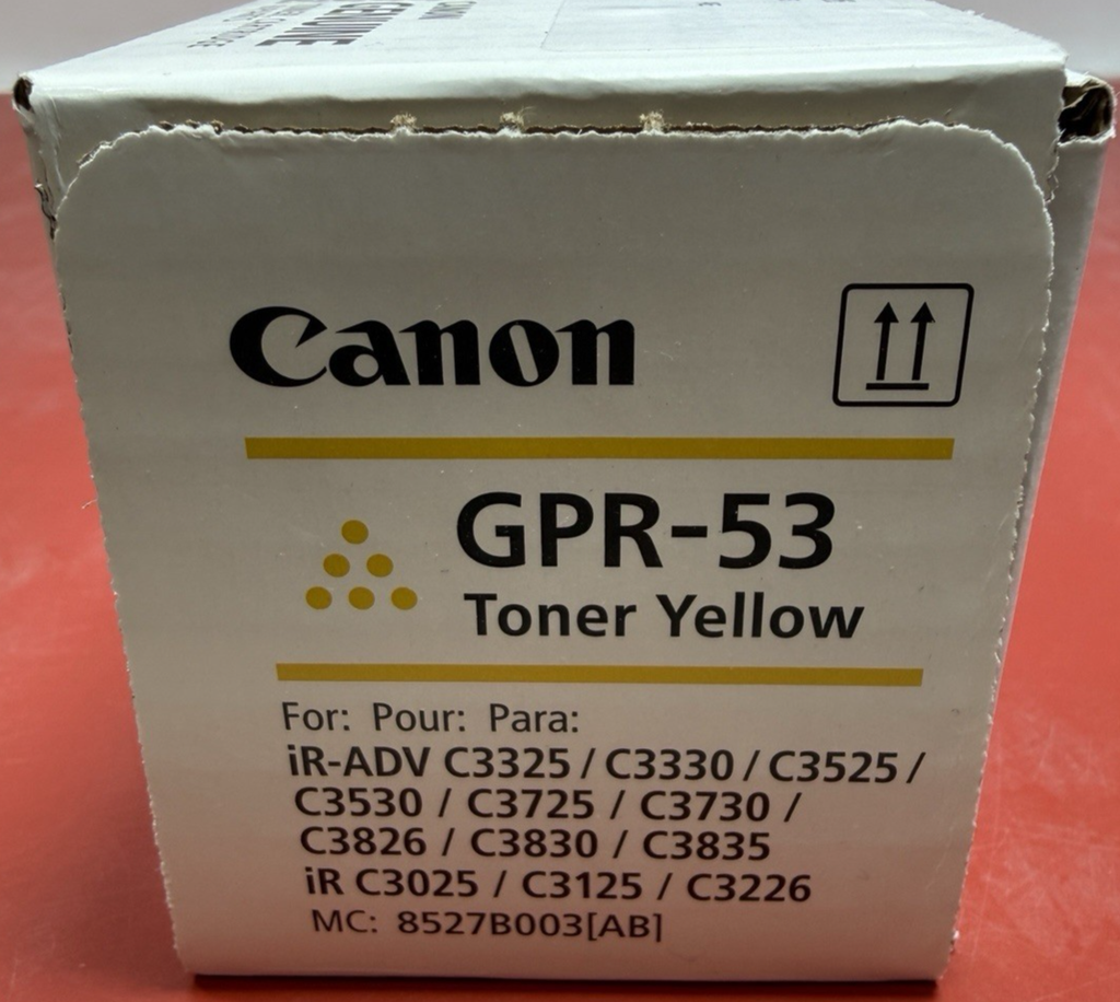 Genuine Canon GPR53 (8527B003) Yellow Toner Cartridge - NEW SEALED #3