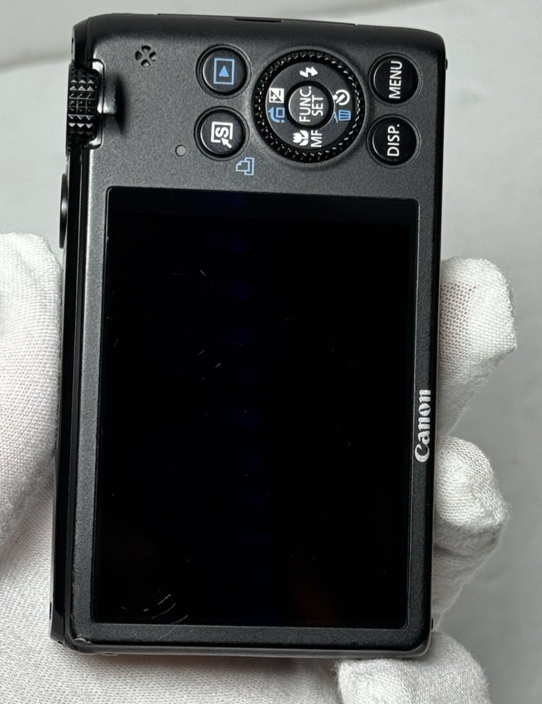 Canon PowerShot S95 10MP Digital Camera Black w/charger & batt #7