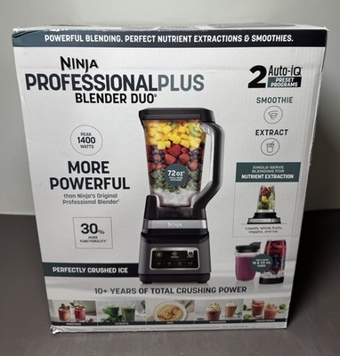 Ninja Professional Plus Blender DUO with Auto-iQ - BN753TGT-New Sealed #2