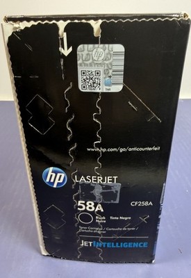 HP 58A LaserJet Black Toner Cartridge CF258A Genuine HP New / Sealed MFD: 11/25 #2