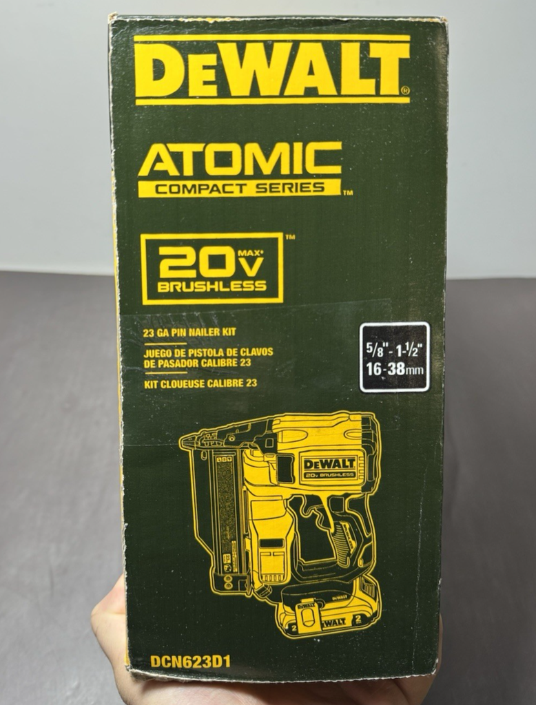 DEWALT DCN623D1 20V 23 GA Nailer Kit- New Sealed #3