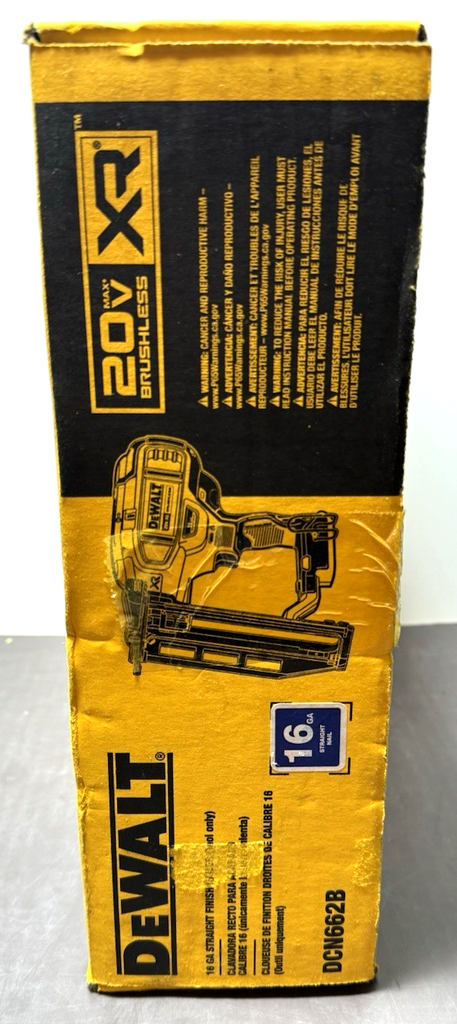 DEWALT DCN662B 20V MAX XR 16-Gauge Brushless Finish Nailer (Tool Only) #2