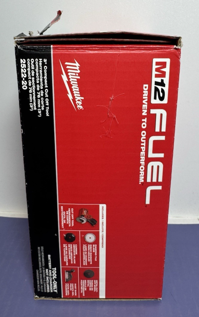 Milwaukee FUEL 2522-20 M12 Compact 3" Cut Off Tool Saw W/ 3 Blades-Open Box #4