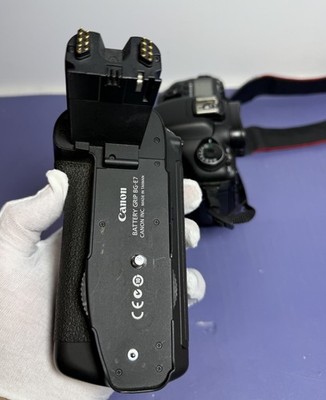 Canon EOS 7D 18MP DSLR Kit 18-55mm IS II Lens BG-E7 Grip Charger #8