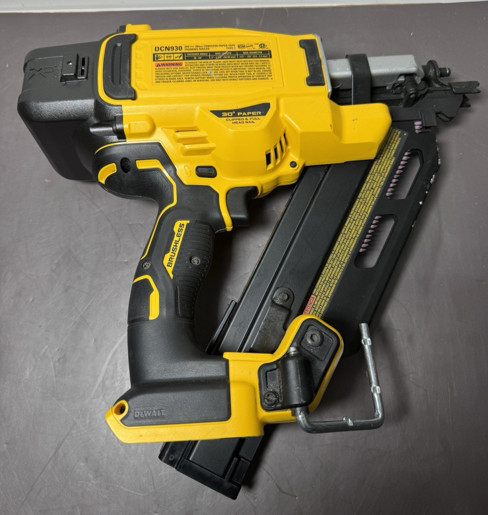 DeWalt DCN930 20V MAX 30° Cordless Paper Tape Framing Nailer (Tool Only) #2