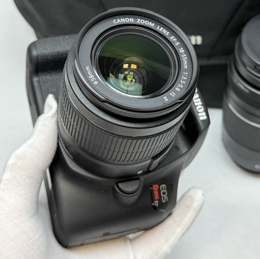 Canon EOS Rebel T7 24.1MP DSLR Camera Kit w/ 18-55mm & 75-300mm Lenses #1