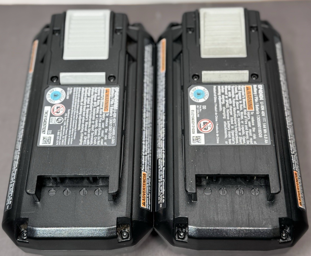 Ryobi OP407VNM 40V Lithium-Ion 3-Port Charger with 2 x Battery 4Ah #4