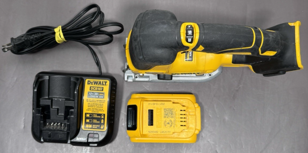 DEWALT DCS334 20V MAX XR Cordless Jigsaw w/charger, 2 AH battery #1