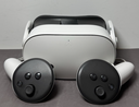 Meta Quest 3S 256GB Standalone All-in-One VR Headset w/ 2 contlrs / New Strap used