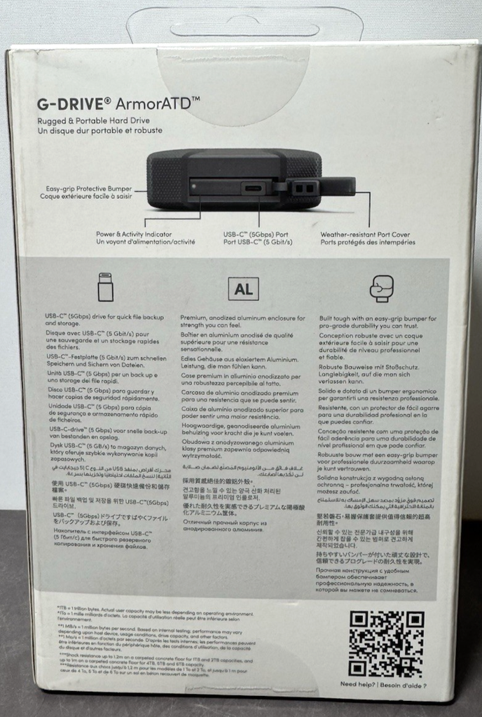 SanDisk Professional 4TB G-DRIVE ArmorATD USB-C Portable - Brand New #1