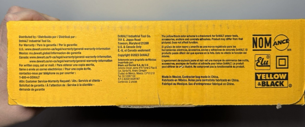 DeWalt DWD110K Keyless Chuck Drill Kit - Brand New #3