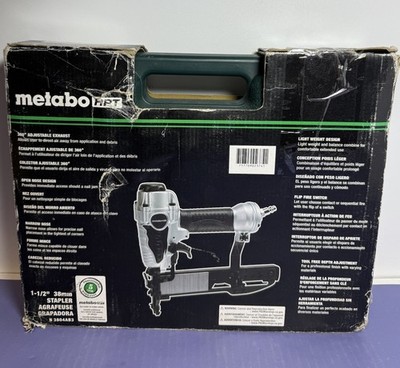 Metabo N3804AB3 18-Gauge 1/4" Narrow Crown Finish Stapler Pneumatic Air Tool-NEW #1