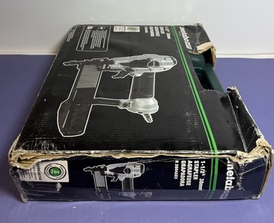 Metabo N3804AB3 18-Gauge 1/4" Narrow Crown Finish Stapler Pneumatic Air Tool-NEW #4