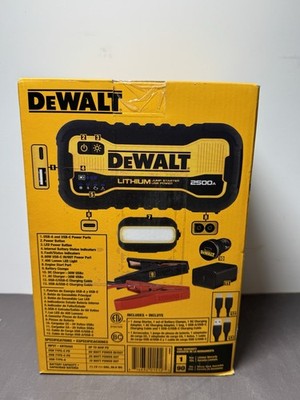 Dewalt DXAELJ25C Jump Starter W/USB Power Bank Automotive 2500 Peak Amp - New #1