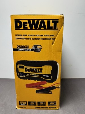 Dewalt DXAELJ25C Jump Starter W/USB Power Bank Automotive 2500 Peak Amp - New #3
