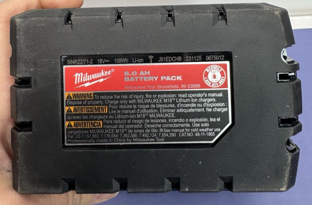 MILWAUKEE M18 FUEL 2749-20 BRAD NAILER 18 GAUGE + 6.0 Ah Battery #7