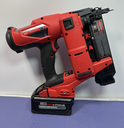 MILWAUKEE M18 FUEL 2746-20 BRAD NAILER 18 GAUGE + 8.0 Ah Battery used
