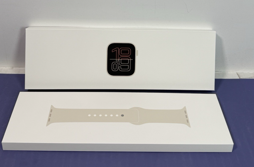 Apple Watch SE 3 GPS 44mm Starlight Aluminum  Sport Band M/L-Factory Sealed #4