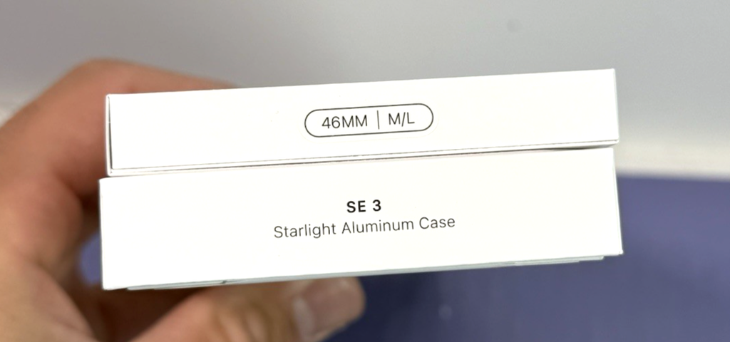 Apple Watch SE 3 GPS 44mm Starlight Aluminum  Sport Band M/L-Factory Sealed #6