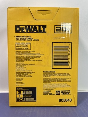 DEWALT DCL043 20V MAX Jobsite LED Spotlight Tool Only -New #1