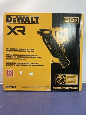 DeWalt XR DCN930B Brushless Cordless 30° Paper Collated Framing Nailer Tool Only #1