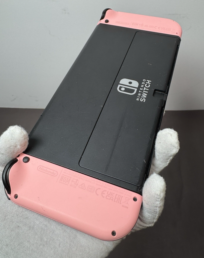 Nintendo Switch OLED Model Handheld Gaming Console w/controllers, charger, case #5