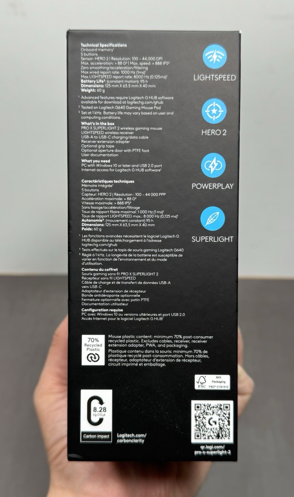 Logitech G PRO X Superlight 2 Wireless Gaming Mouse - Black - Brand New #2