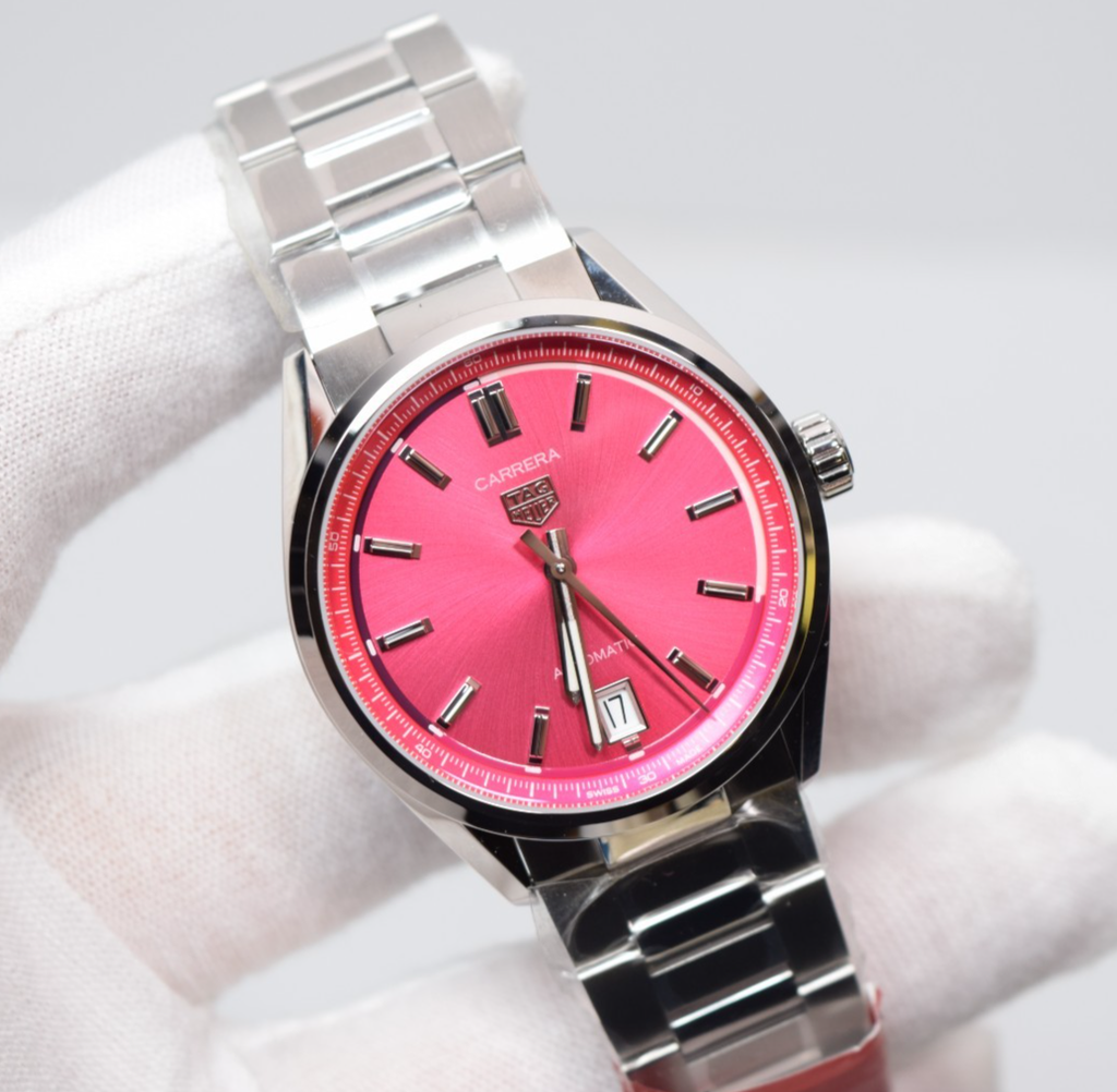New Tag Heuer Carrera Date Automatic Pink Dial Women's Watch WBN2313.BA0001 #2