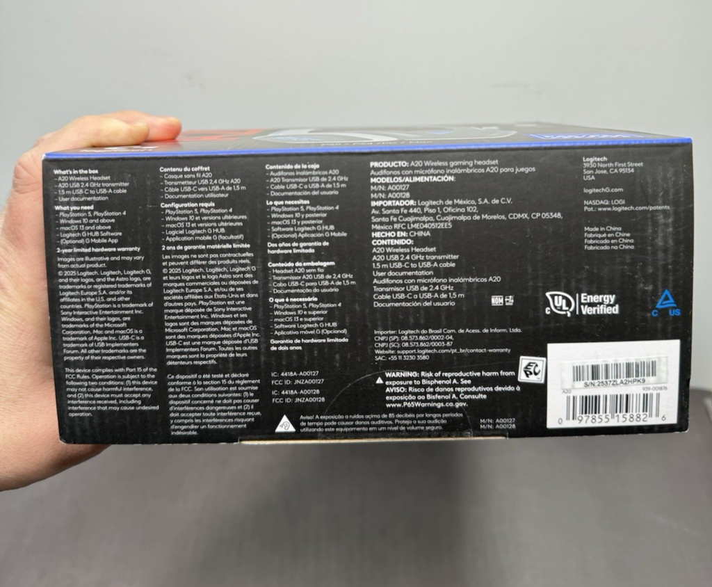 Astro A20 Gen 2 Wireless Gaming Headset White/Blue for PS5, PS4, PC, Mac #4