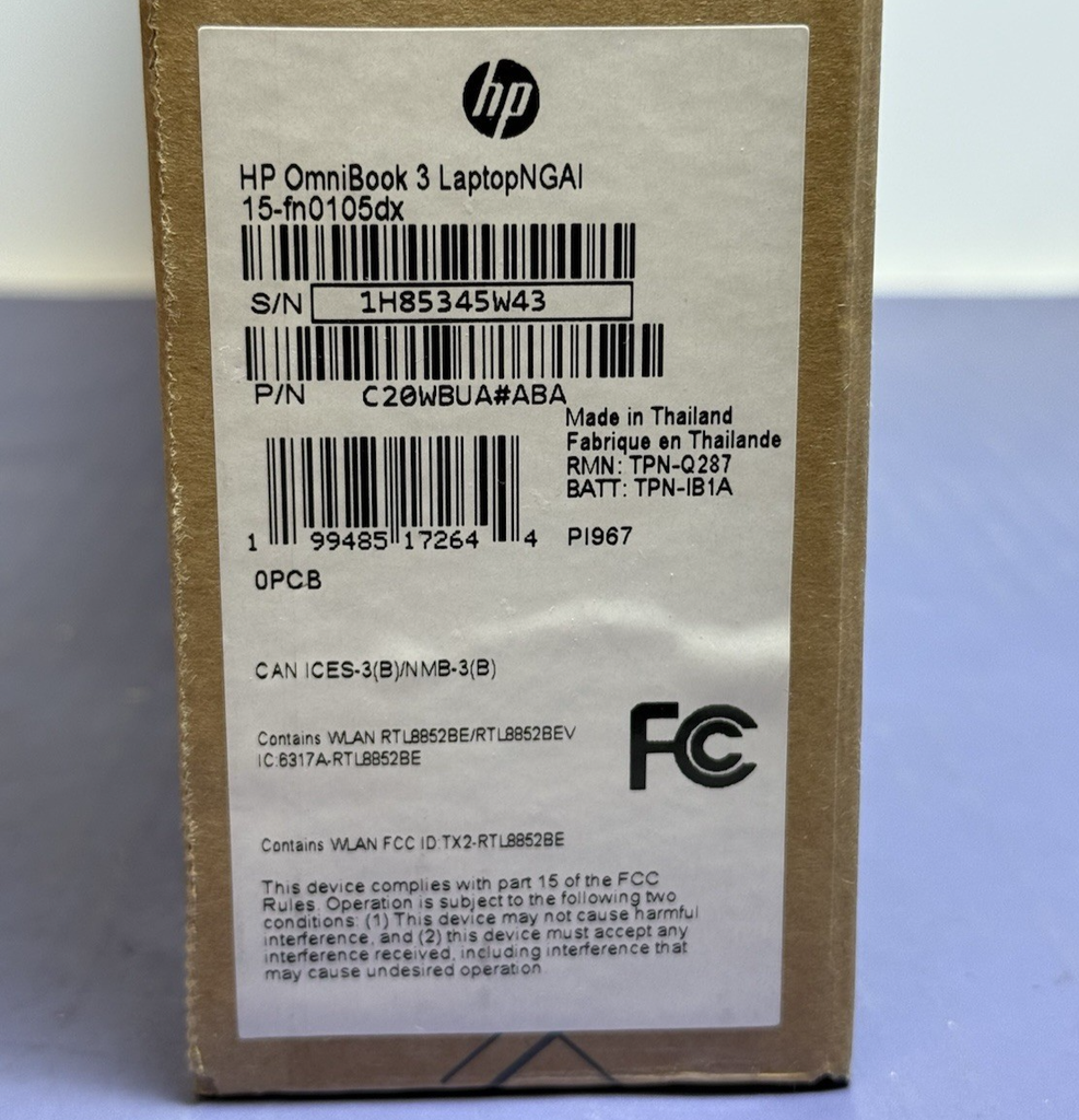 HP OmniBook 3 Copilot+ PC 15.6" AMD Ryzen 5 AI 5 330 16GB RAM 512GB SSD-New #4