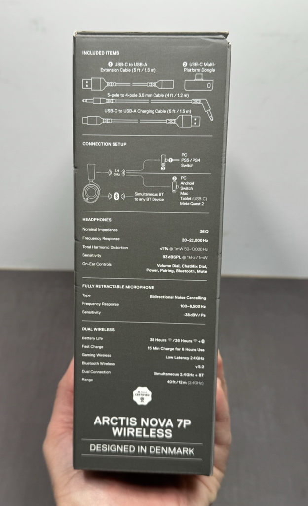 SteelSeries Exclusive Nova 7 Headset with Booster Pack USB-C Wireless Bluetooth. #2